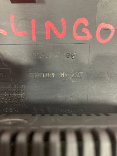 CITROEN BERLINGO Mk2 RADIO DISPLAY PANNEL 2009-2015 P/N 9680939077