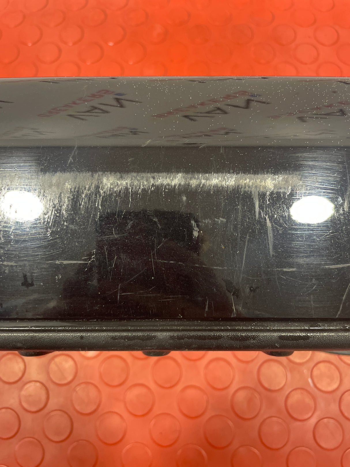 Ford Transit Custom REAR BUMPER (PAINTED BLACK, SCRATCHED) 2013-2023 P/N JK2117E962