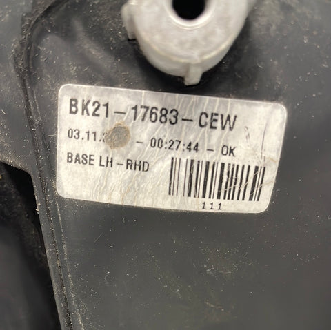 Ford Transit Custom PASSENGER SIDE WING MIRROR (MISSING MIRROR) 2013-2018 P/N BK2117683CEW (D)