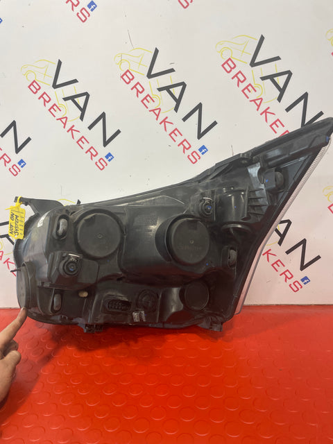 Ford Transit Headlight Halogen Headlamp With LED DRL CHROME D/S OFF SIDE 2013-2018 P/N BK3113D152AG