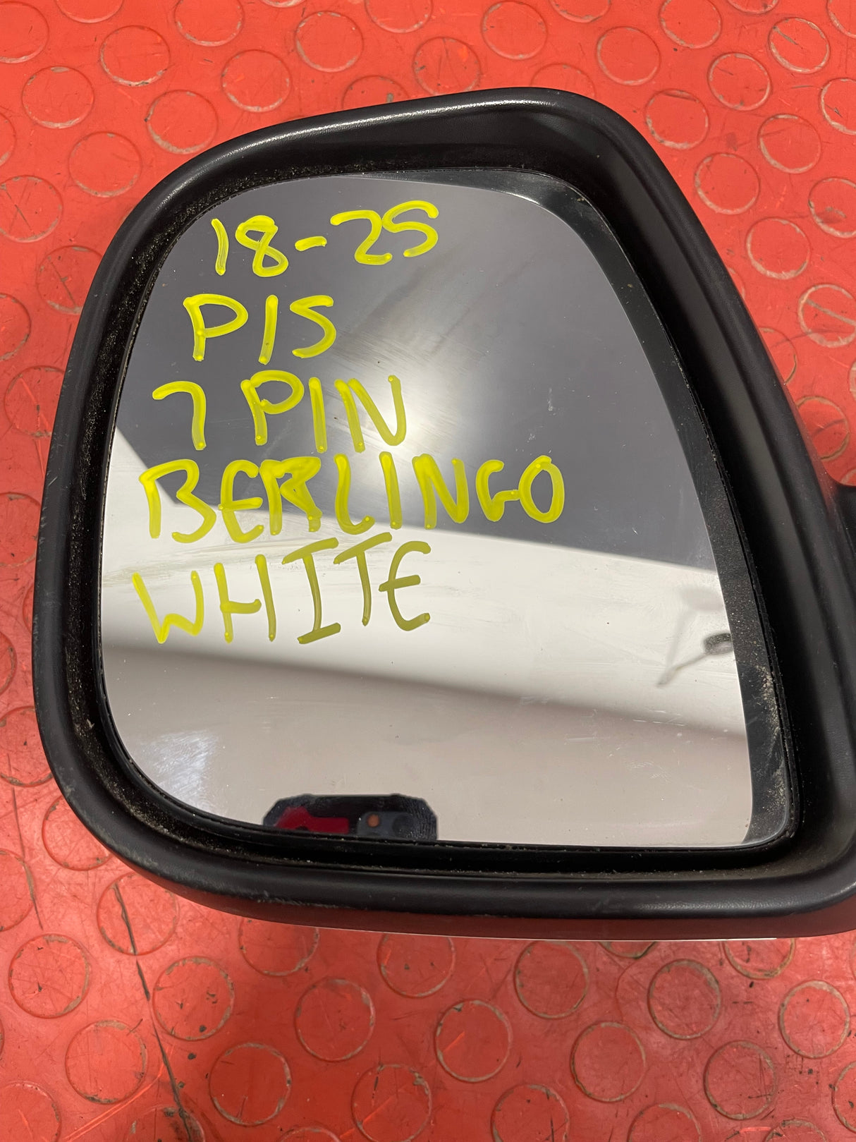 Citroen Berlingo/Peugeot Partner/Vauxhall Combo/Toyota Proace City WING MIRROR Passenger's Side White 7 PIN 1.5 2018-2025 P/N 98169900XT - 1