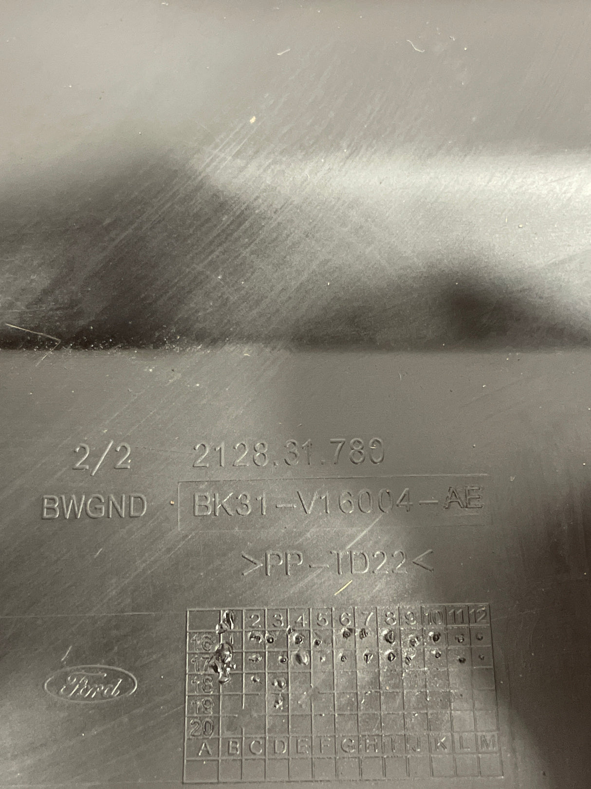 Ford Transit 350 Mk8 DRIVERS SIDE DOOR MIRROR TRIANGLE P/N BK31V16004AE