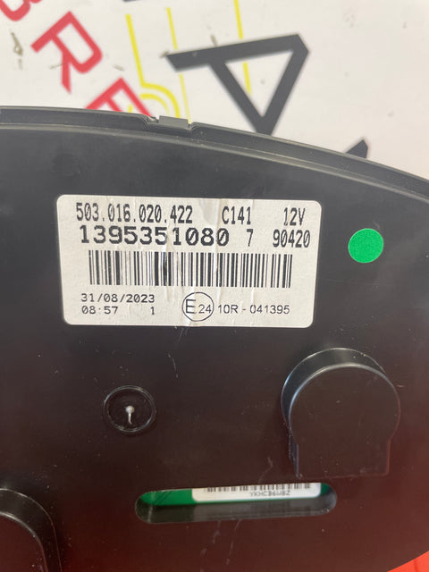 Citroen Relay/Peugeot Boxer/Fiat Ducato DASH CLOCKS SPEEDOMETER 14-20 P/N 1395351080