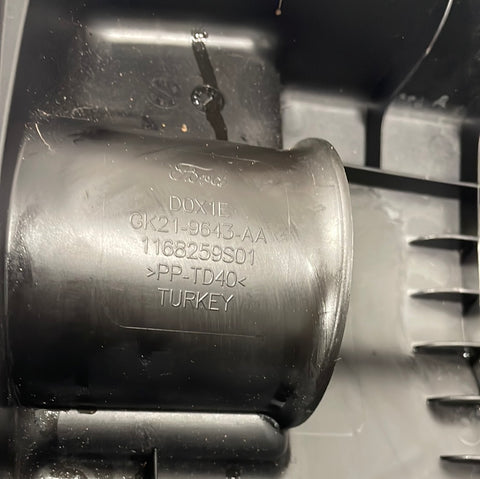 Ford Transit Custom AIR BOX TOP/LID ONLY WITH AIR FLOW SENSOR 2.0 2019-2023 P/N GK219643AA