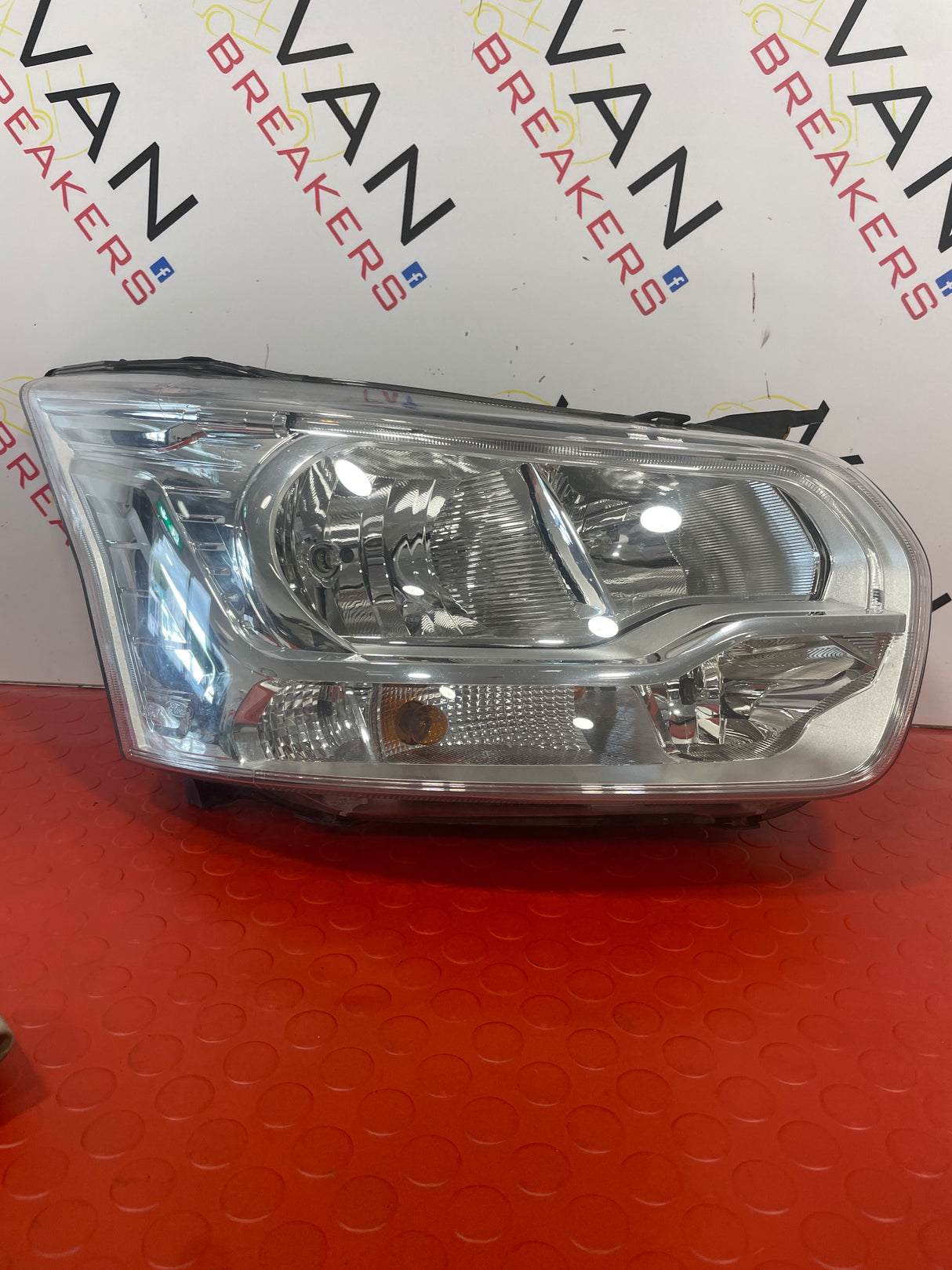 Ford Transit Headlight Halogen Headlamp With LED DRL CHROME D/S OFF SIDE 2013-2018 P/N BK3113D152AG