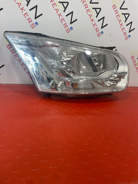 Ford Transit Headlight Halogen Headlamp With LED DRL CHROME D/S OFF SIDE 2013-2018 P/N BK3113D152AG
