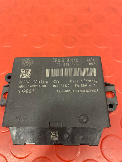 Volkswagen Transporter PARKING SENSOR ECU MODULE 2018 P/N 7E0919475T