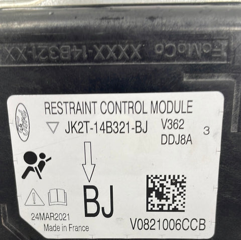 Ford Transit Custom AIRBAG MODULE ECU 2.0 2018-2023 P/N JK2T14B321BJ