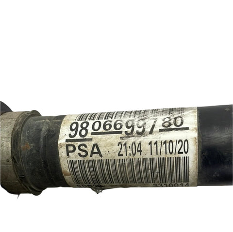 Citroen Berlingo/Peugeot Partner DRIVER SIDE DRIVESHAFT 1.5 2019-2024 P/N 9806699780