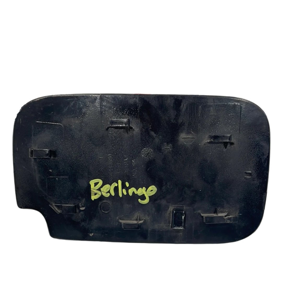 Citroen Berlingo/Peugeot Partner FUEL FLAP COVER/FUEL DOOR COVER (BLACK) 2008-2018 P/N 9680449680 - 1