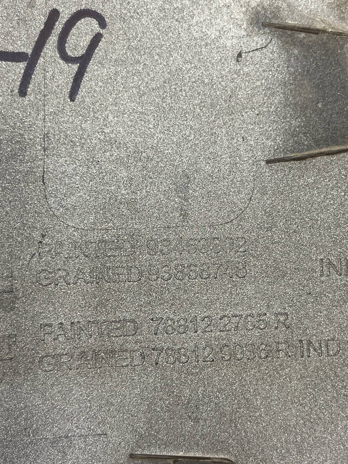 Vauxhall Vivaro DRIVER SIDE REAR PANEL TRIM 2018 P/N 93453602