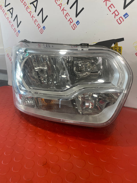 Ford Transit Headlight Halogen Headlamp With LED DRL CHROME D/S OFF SIDE 2013-2018 P/N BK3113D152AG