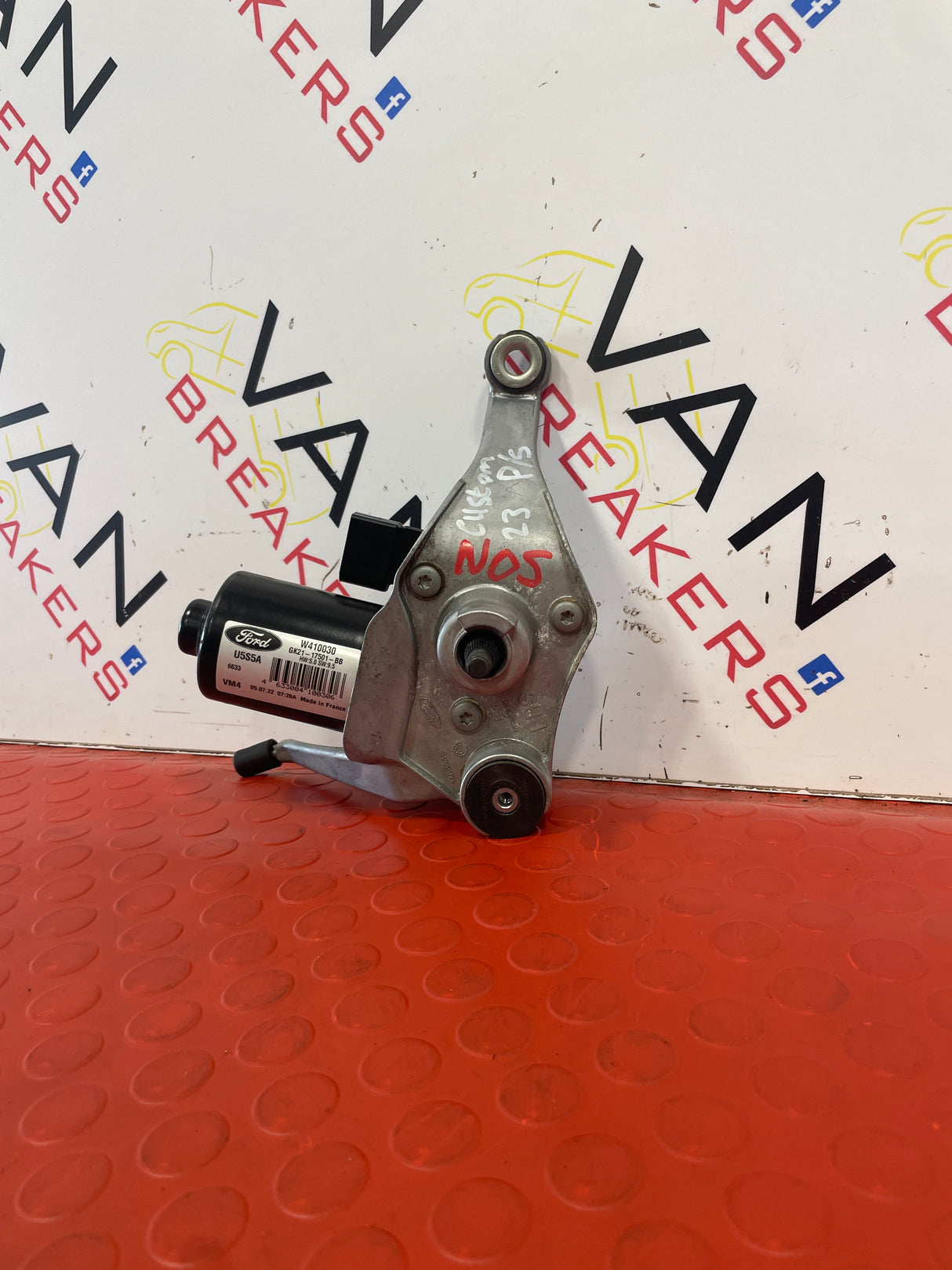 Ford Transit Tourneo Custom FRONT WIPER MOTOR PASSENGER SIDE 4PIN N/S 2013-2018 P/N GK2117501BB