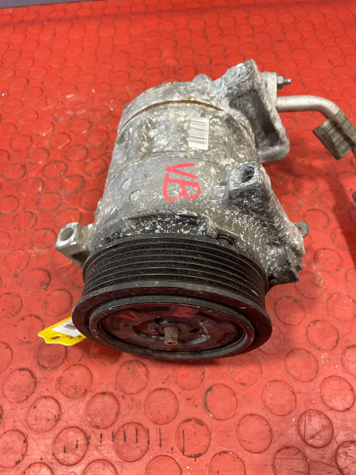 Citroen Berlingo/Peugeot Partner AIR CONDITIONING PUMP (2Pin) With Hoses 2008-2016 P/N 9802875780 - 7