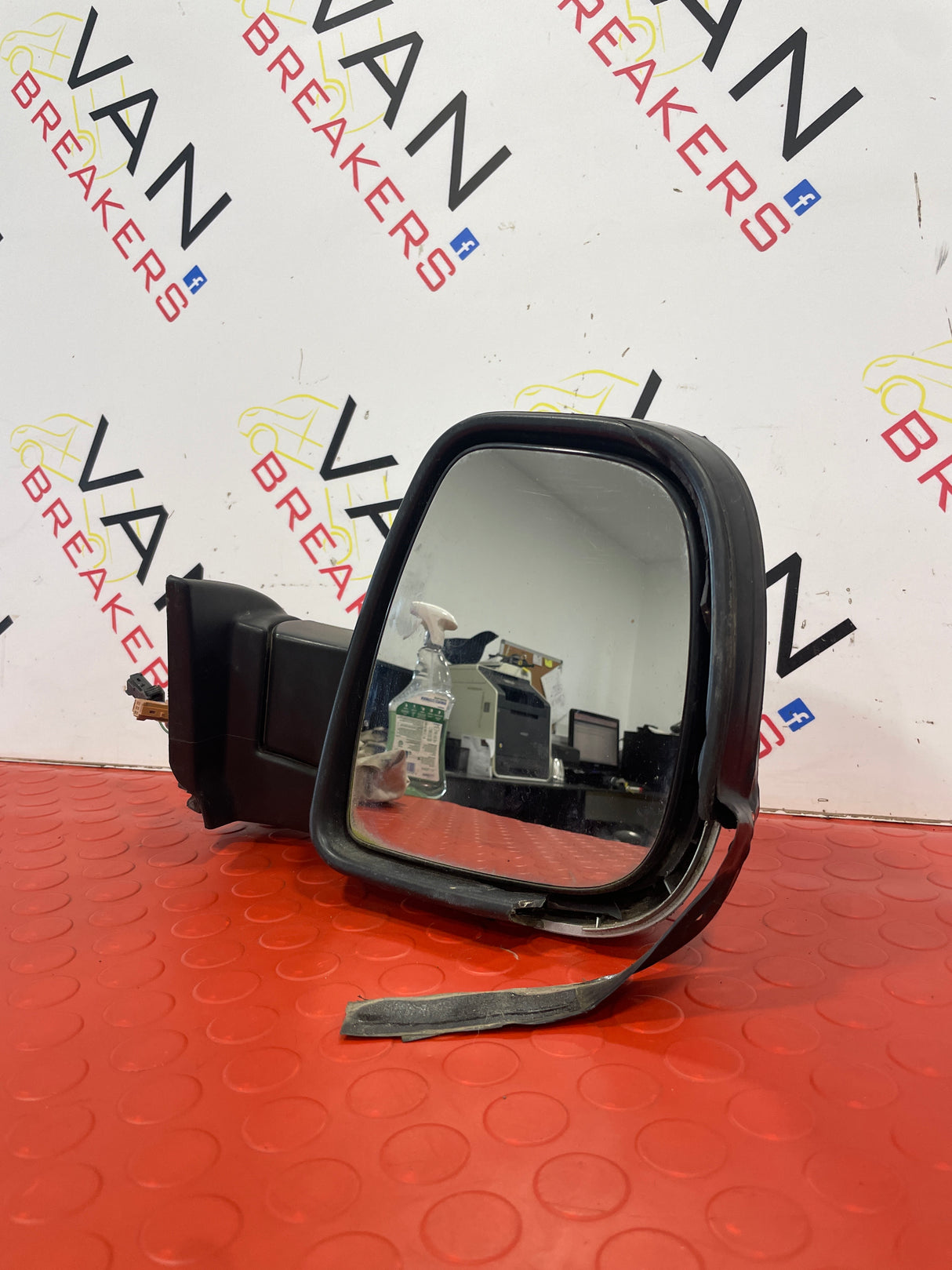Citroen Berlingo/Peugeot Partner WING MIRROR Driver's Side RH 2013-2018 (w/ Damage) P/N 232636104 - 1
