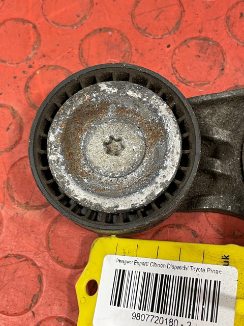 Peugeot Expert/ Citroen Dispatch/ Toyota Proace/Vauxhall Vivaro AUXILIARY BELT TENSIONER 1.6HDI 2018-2023 P/N 9807720180 - 2