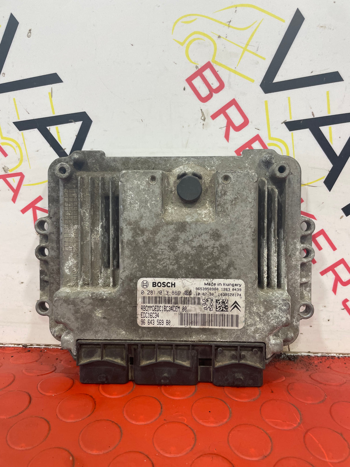 Citroen Dispatch/Peugeot Expert 1.6 HDI ECU 2008-2018 P/N 9664356980