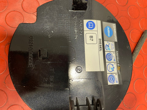 Fiat Doblo FUEL TANK FILLER CAP COVER W/ HOUSING P/N 00520878010E / 0521090650E