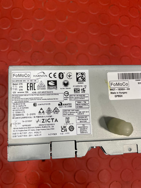 Ford Transit Custom RADIO ELECTRONIC CONTROL MODULE P/N MK2T18D804HH