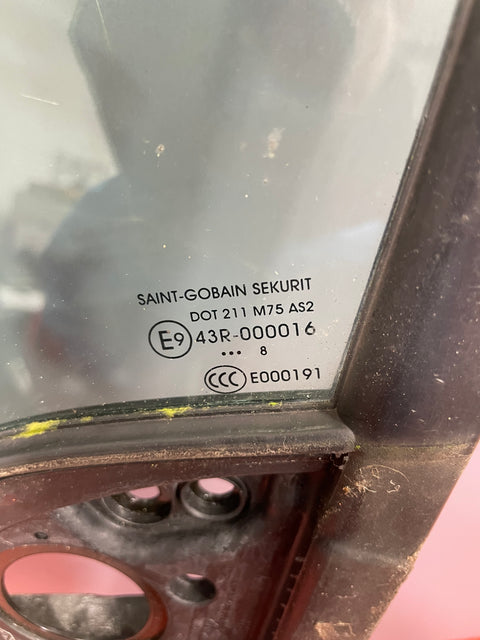 Citroen Berlingo QUARTER GLASS WINDOW Passenger Left Side 2008-2018 P/N 9675118280 / 43R000016