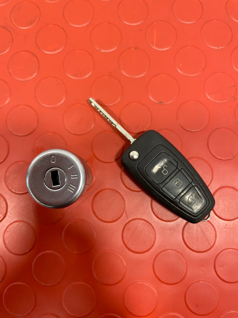 Ford Transit Custom MK8 IGNITION BARREL & KEY P/N BK2T15K601AB