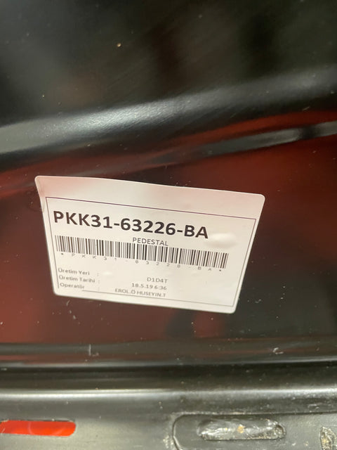Ford Transit Custom SEAT BASE DRIVERS FRONT 2019-2023 P/N PKK3163226BA