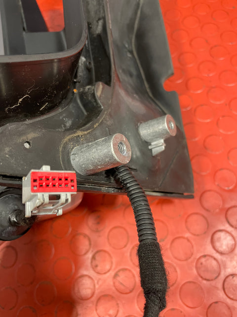 Ford Transit Custom WING MIRROR (Gloss Black / 8wire) Passenger's Side 2019-2023 P/N JK2117E715LCW