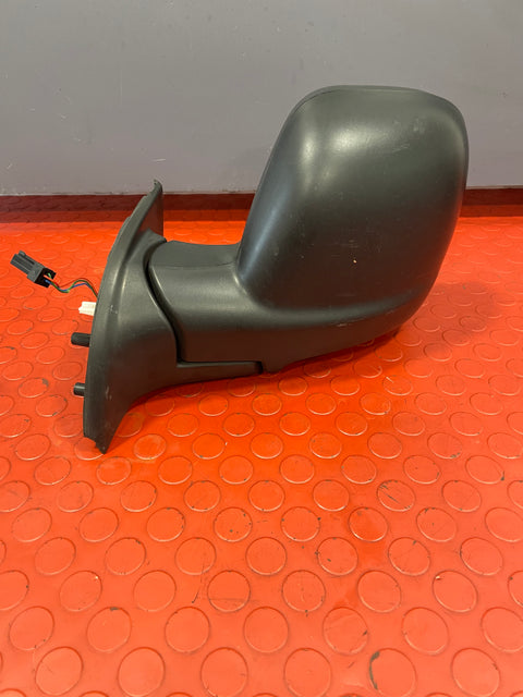 Citroen Berlingo/Peugeot Partner ELECTRIC WING MIRROR PASSENGER SIDE LH 2013-2018 (w/ visible crack in the plastic trim) (Black) P/N 232636103 - 4