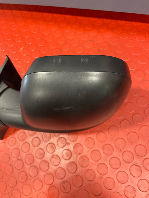 Citroen Berlingo/Peugeot Partner ELECTRIC WING MIRROR PASSENGER SIDE LH 2013-2018 (w/ visible crack in the plastic trim) (Black) P/N 232636103 - 4