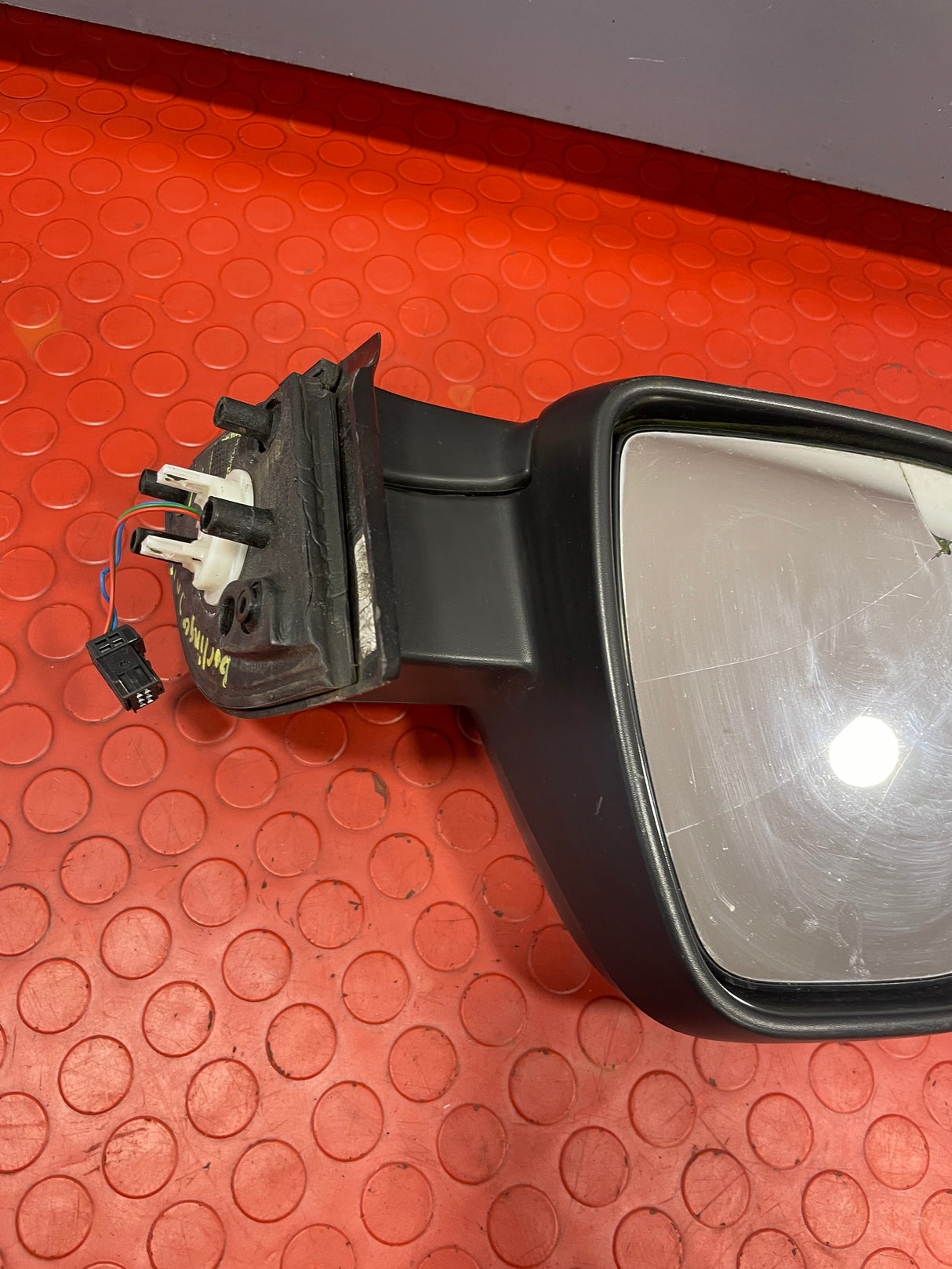 Citroen Berlingo/Peugeot Partner ELECTRIC WING MIRROR PASSENGER SIDE LH 2013-2018 (w/ Damage) (black) P/N 232636103 - 5