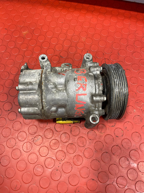 Citroen Berlingo/Peugeot Partner AIR CONDITIONING PUMP (2Pins) 2011-2018 P/N 9678656080