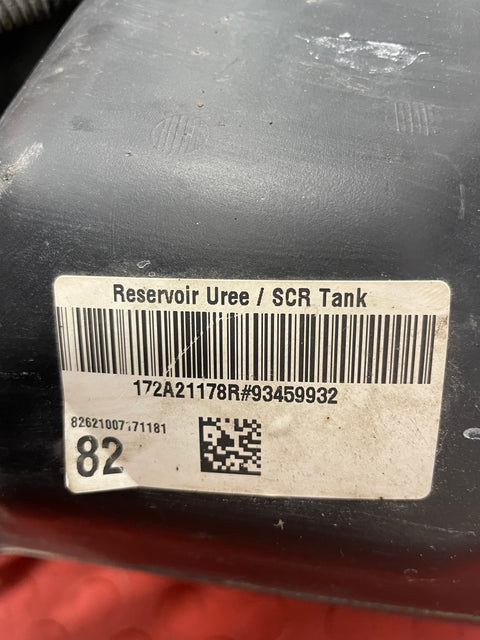 Vauxhall Vivaro/Renault Trafic/Nissan NV300 ADBLUE TANK w/ FILLER HOSE 1.6 2019-2024 P/N 172A21178R