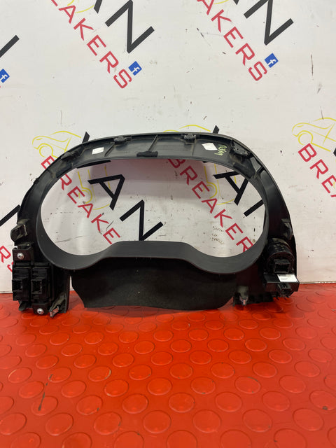 Nissan Navara SPEEDOMETER SURROUND TRIM AND STOP START SWITCH 2.3DCI 2017 P/N 682404KJ0A