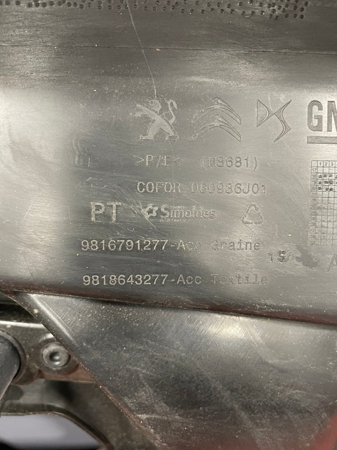 Citroen Berlingo/Peugeot Partner/Vauxhall Combo/Toyota Proace City FRONT LEFT DOOR CARD PANEL 2018-2024 P/N 9816791277