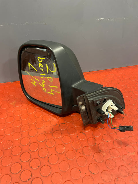 Citroen Berlingo/Peugeot Partner WING MIRROR PASSENGER SIDE (Black) 2013-2018 P/N 232636103 - 7