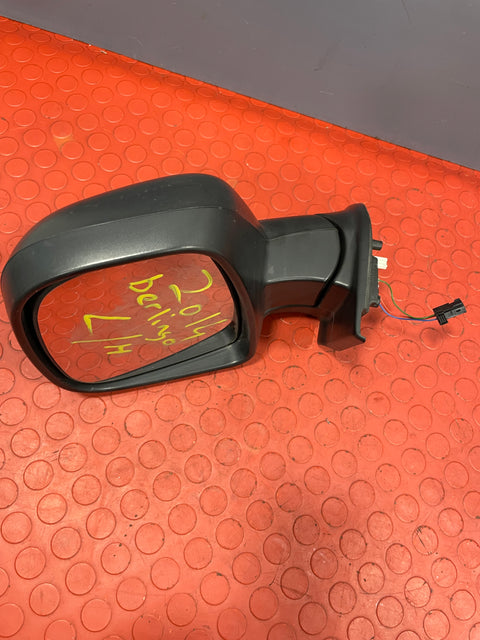Citroen Berlingo/Peugeot Partner WING MIRROR PASSENGER SIDE (Black) 2013-2018 P/N 232636103 - 7