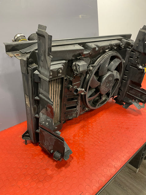 Peugeot Partner/Citroen Berlingo COMPLETE SLAM PANEL w/ RADIATOR,AC CONDENSER,FAN,RESISTOR,INTERCOOLER, & SIDE COVER MK2 1.6 HDI 2016-2018 P/N 9682720580 - 1