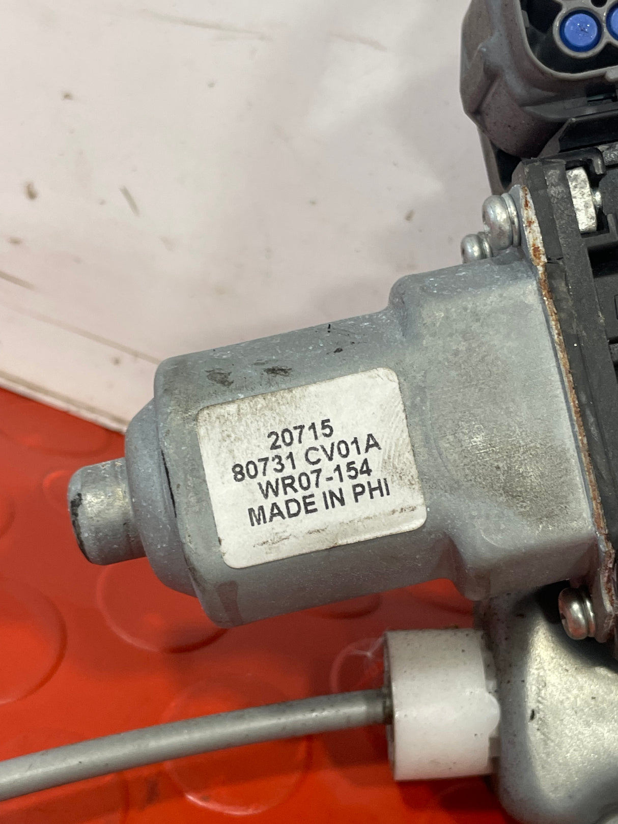 Nissan NV200 WINDOW REGULATOR PASSENGER SIDE FRONT LEFT 2009-2016 P/N 80731CV01A