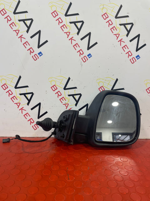 Citroen Berlingo/Peugeot Partner MANUAL WING MIRROR Driver Side RH 2013-2018 (Black) P/N 232636104 - 7