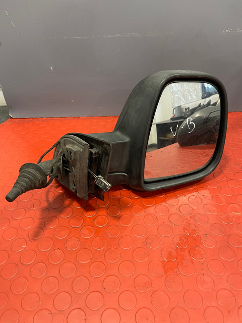 Citroen Berlingo/Peugeot Partner MANUAL WING MIRROR Driver's Side RH 2013-2018 (Black) P/N 232636104 - 6