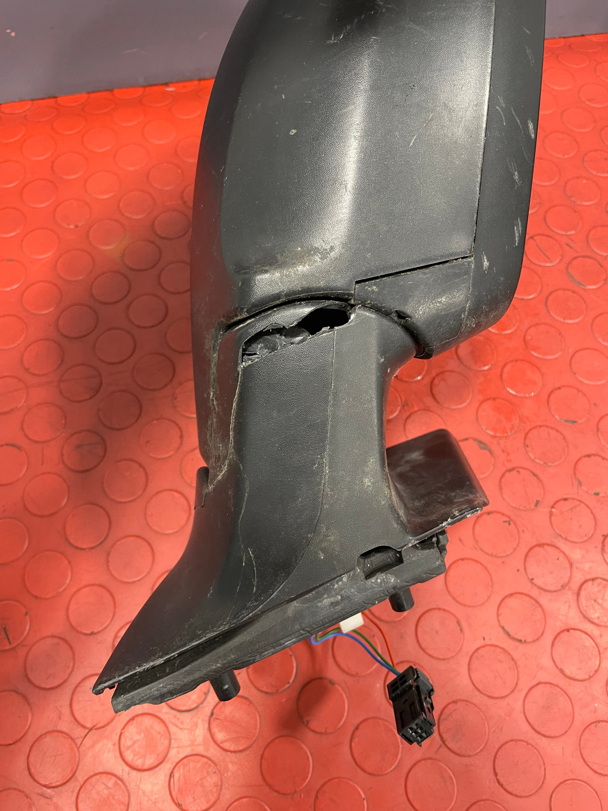 Peugeot Partner/Citroen Berlingo PASSENGER SIDE WING MIRROR 2013-2018 (w/ Damage) (Black) P/N 232636103 - 10