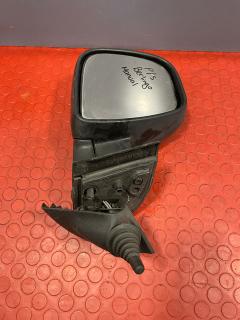 Citroen Berlingo/Peugeot Partner MANUAL WING MIRROR Passenger Side LH 2013-2018 (Black) P/N 232636103 - 11