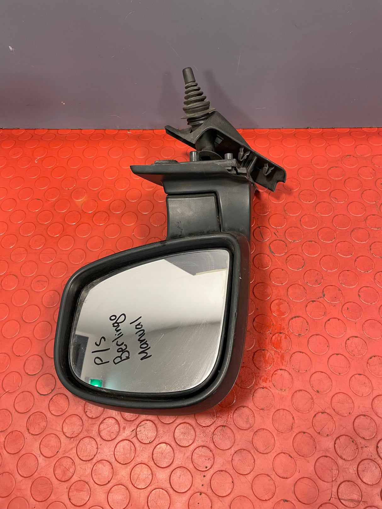 Citroen Berlingo/Peugeot Partner MANUAL WING MIRROR Passenger Side LH 2013-2018 (Black) P/N 232636103 - 11