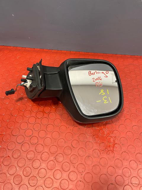 Citroen Berlingo/Peugeot Partner WING MIRROR PASSENGER SIDE (Metallic Dark Gray Glossy) 2013-2018 P/N 232636103 - 13