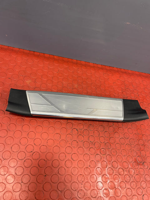 Toyota Hilux Invincible INNER CHROME THRESHOLD DOOR SILL TRIM Rear Driver's Side 2016-2023 P/N 67917KK010
