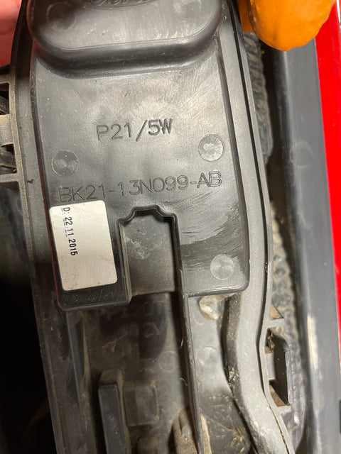 Ford Transit Custom TAILLIGHT ASSEMBLY Passenger's Side 2016-2023 P/N BK2113405AG - 2