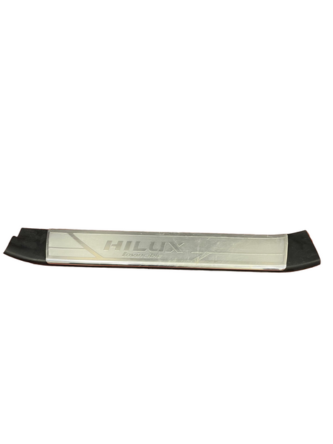 Toyota Hilux Invincible INNER CHROME THRESHOLD DOOR SILL TRIM Driver's Side 2017 P/N 67913KK010