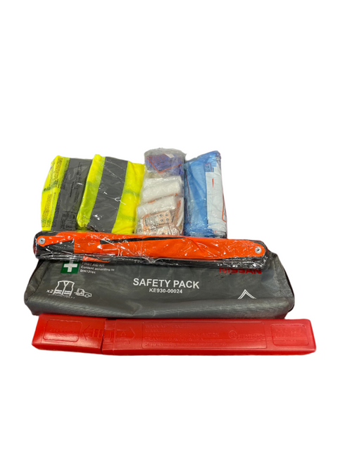 Nissan Navara SAFETY PACK COMES WITH TWO HIVIS VESTS, FIRST AID KIT AND WARNING TRIANGLE P/N KE93000024