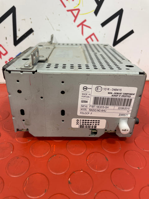 Ford Transit Custom RADIO AND CD PLAYER UNIT (FITS OTHER FORDS ASWELL) 2015-2017 P/N F1BT18C815GH