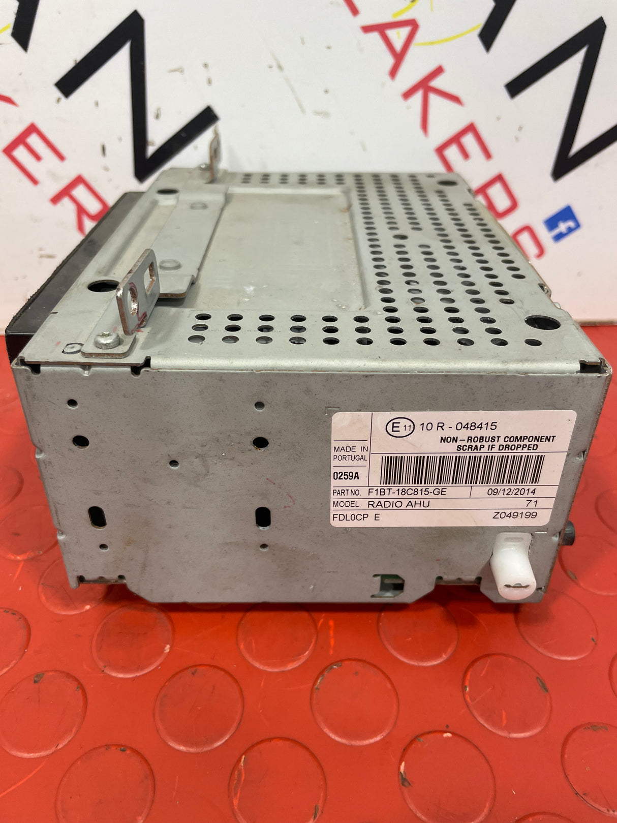 Ford Transit Custom RADIO AND CD PLAYER UNIT (FITS OTHER FORDS ASWELL) 2013-2018 P/N F1BT18C815GE